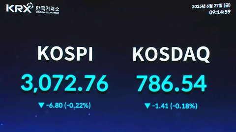 3000선으로 후퇴한 코스피, 오늘 다시 도약하나