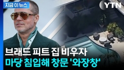 브래드 피트 LA 집 비운 사이..."울타리 넘어 도둑 침입" [지금이뉴스]