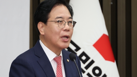  국민의힘 송언석 원내대표, 신임 비대위원장 '겸임'