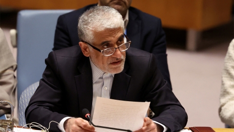 주유엔 이란대사 "핵농축 절대 멈추지 않아...협상할 조건 아냐"