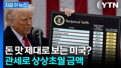 진짜 미국을 위대하게?...트럼프 취임 후 美 관세 수입이 \'깜짝\' [지금이뉴스] 