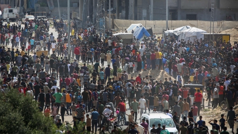 유엔 "미국 주도 배급소에서 식량 얻다 가자 주민 613명 숨져"