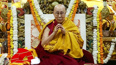 '후계 주목' 달라이 라마, 90세 생일에 "130세 넘게 살고 싶다"