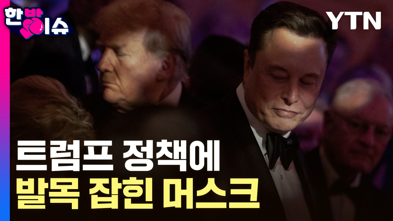 "브로맨스에서 생존 게임으로"...트럼프 정책에 발목 잡힌 머스크와 테슬라 [한방이슈]