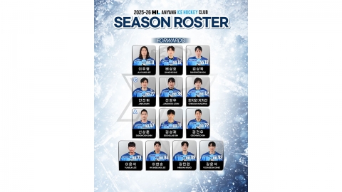 '아시아리그 10번째 정상 겨냥' HL 안양, 14일부터 시즌 대비 훈련 시작