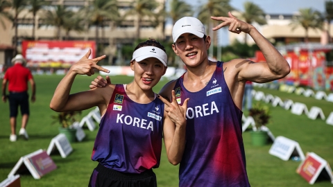 근대5종 성승민·서창완, 계주 세계선수권 혼성 경기 동메달