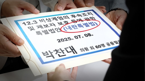 "내란범 배출 정당에 국고보조금 없어"...내란특별법 발의에 야당 \'발끈\' [Y녹취록]