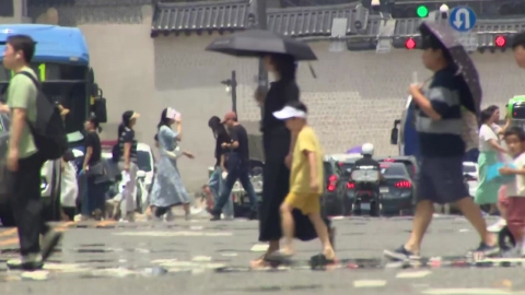 [날씨] 주말도 '불볕', 파주 광탄 38℃ 육박 …다음 주엔 장맛비