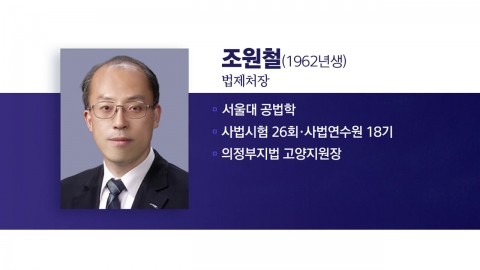 '대장동 변호인' 조원철 법제처장…첫 여성 병무청장 홍소영