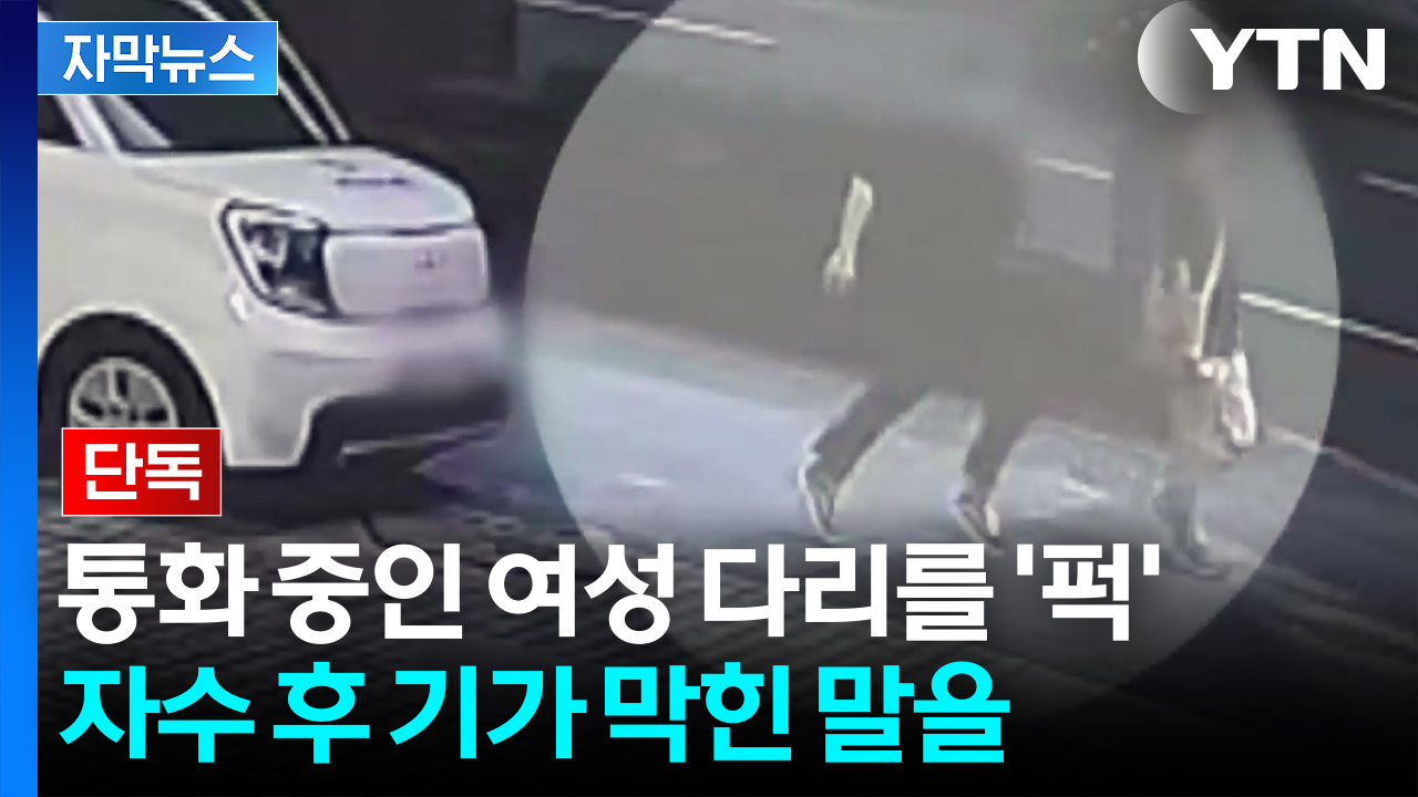 [자막뉴스] 강남 한복판 걷다가 '날벼락'...발차기 한 남성, 결국