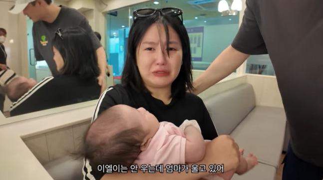 "유별나"…‘이용식 딸’ 이수민, 신생아 예방접종 후 오열