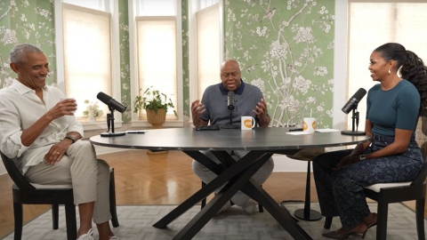 오바마, 농담으로 이혼설 해명..."한동안 아슬아슬"