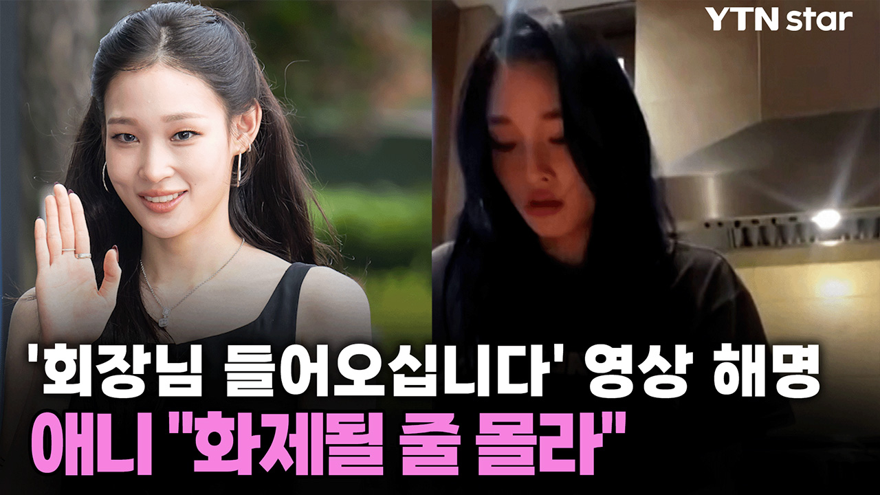 애니, '회장님 들어오십니다' 영상 해명..."화제될 줄 몰라...3년 전 라방"