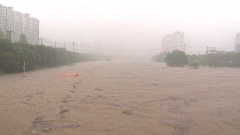  호우경보 전남 무안·목포 등 곳곳 도로 통제