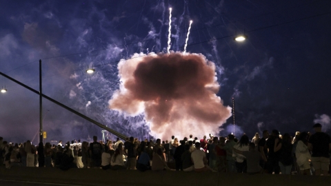 독일 축제장 폭죽 오발 사고...19명 부상