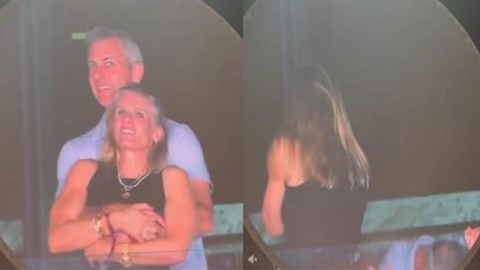 콜드플레이 "화면에 나올 수 있으니 화장하세요"...'불륜 생중계' 농담