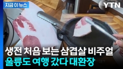 "울릉도는 원래 이래" 삼겹살 시켰다 화들짝...정육점 사장도 놀란 비계 [지금이뉴스]