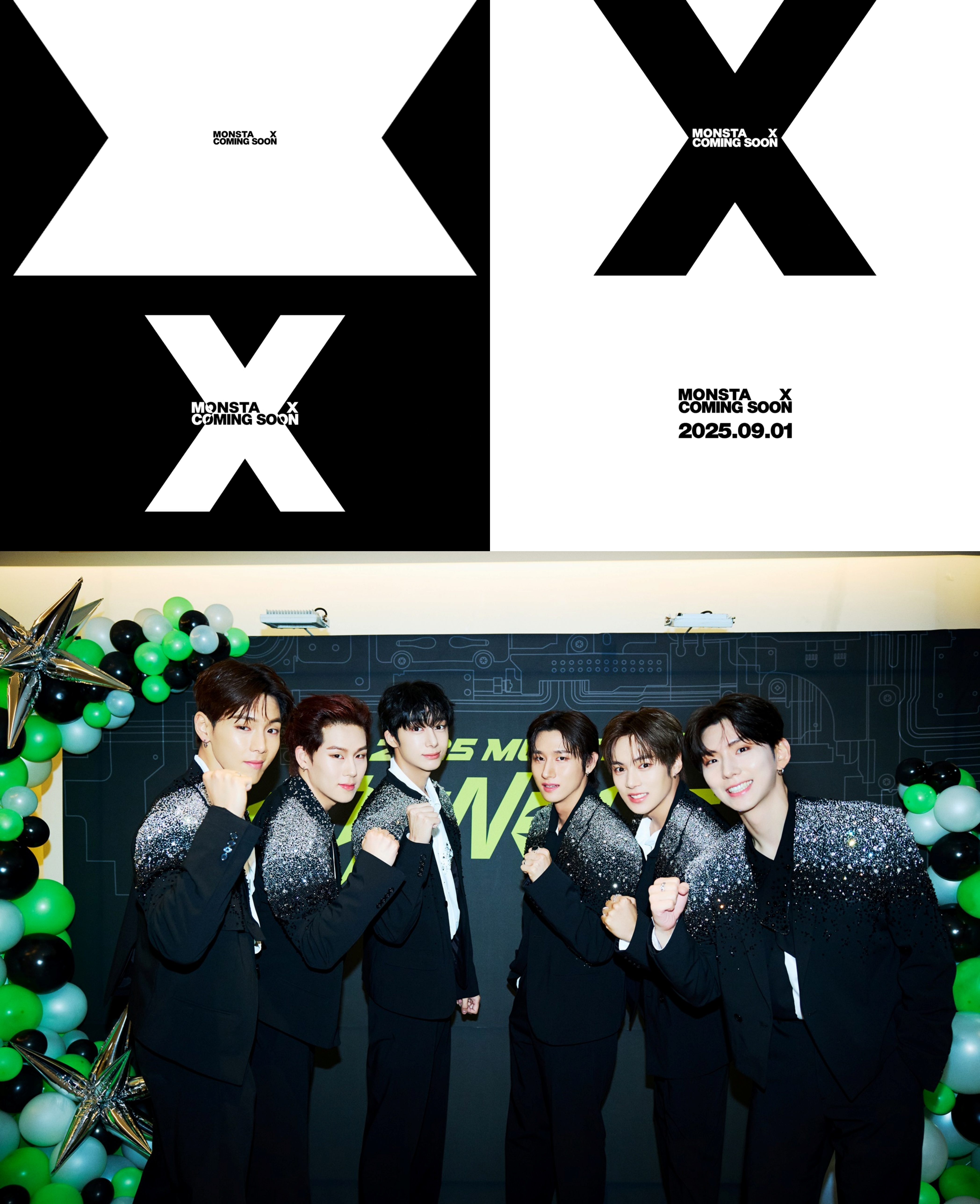 몬스타엑스, 9월 1일 컴백 확정…10주년 기념 공연서 깜짝 공개