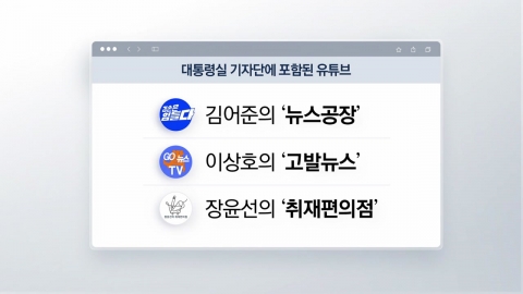 대통령실 "김어준 뉴스공장 출입 허용...보수매체도 신청 가능" [앵커리포트]