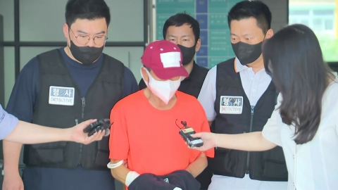 [현장영상+] 동거여성 살해 60대 "피해자 사망 가능성 몰라"
