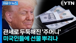 트럼프의 큰 그림..."관세 수입, 국민들에 배당금 지급할 수도" [지금이뉴스] 