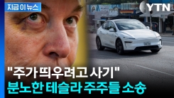 테슬라 주주들에 집단소송 당한 머스크...증거로 위험 영상까지 제시 [지금이뉴스]