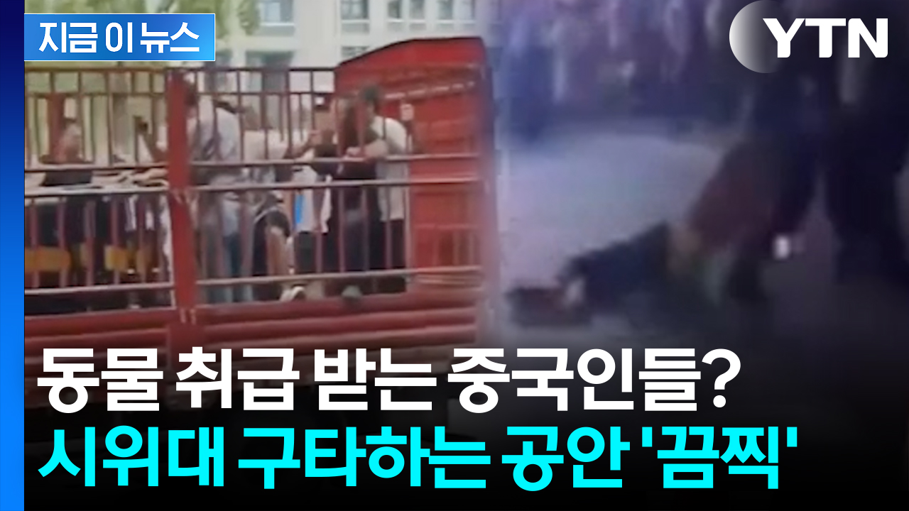 가축용 트럭에 연행되고, 질질 끌려가는 중국인들? 최악의 시위 발생에도 당국은 '쉬쉬'