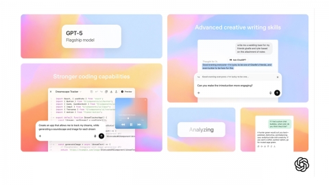오픈AI, 최신 AI 모델 'GPT-5' 공개..."박사급 전문가 수준"
