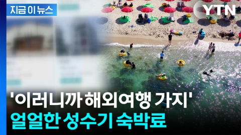 이게 월급이예요 숙박료예요?...성수기 되자 괘씸하게 '폭등' [지금이뉴스]