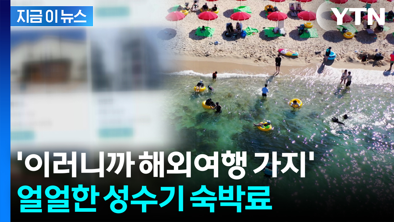 이게 월급이예요 숙박료예요?...성수기 되자 괘씸하게 '폭등' [지금이뉴스]