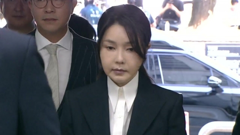 김건희 구속 심사 진행 중...'묵묵부답' 법원 입장