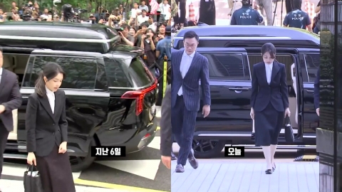 남편과 같은 동선으로 법정행…윤 부부, 운명은? [앵커리포트]