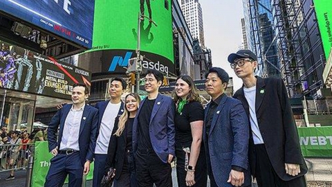 나스닥 상장 '웹툰 엔터', 디즈니 파트너십 소식에 주가 81% 폭등