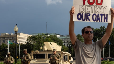 트럼프 행정부, 워싱턴DC 경찰 지휘권 접수...'비상 경찰청장' 임명