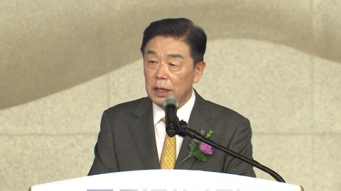 독립기념관 광복 행사…김형석 관장 경축사 '논란'