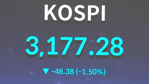 \'미 물가·관세 우려\'에 코스피 1.5% 하락…반도체주 직격탄
