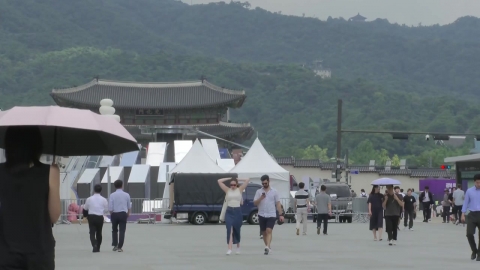 [출근길 YTN 날씨 8/21] 꺾이지 않는 폭염…곳곳 소나기, 제주 산발적 비