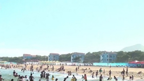 "북 청진 해수욕장에서 수백 명 피서"...38노스, 위성사진 분석