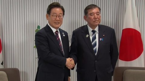  이 대통령, 일 총리 관저 도착...곧 정상회담 시작