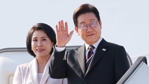 이 대통령, 미국 앤드루스 공군기지 도착...방미 일정 본격화