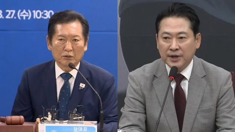 '선명'·'강성' 여야 수장...'극과 극' 악수는 언제? [앵커리포트]