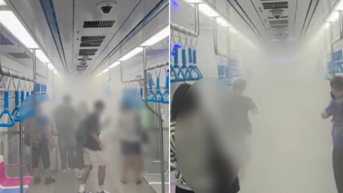 지하철 승객 보조배터리서 연기…이촌역 100여 명 대피 
