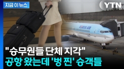 비행기만 있고 승무원이 없어...\'단체 지각\'에 발 묶인 승객들  [지금이뉴스]