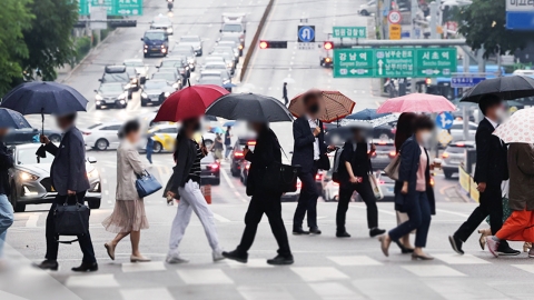 [날씨] 오늘∼내일, 전국 비...곳곳 시간당 30mm 강한 호우