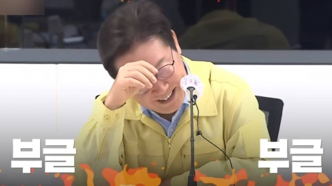 "그래서 얼마?!"…\'답답\' 李 대통령, 강릉시장 답변에 눈 질끈