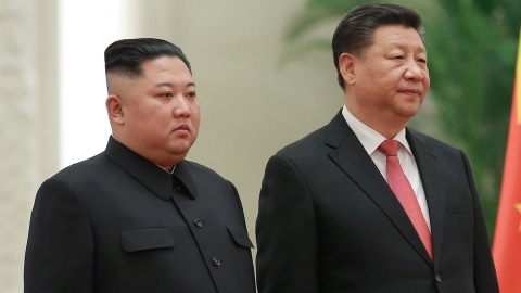 '6년 만에 시진핑과 재회' 김정은의 자리는?..."김일성도 못 서본 자리" [앵커리포트]