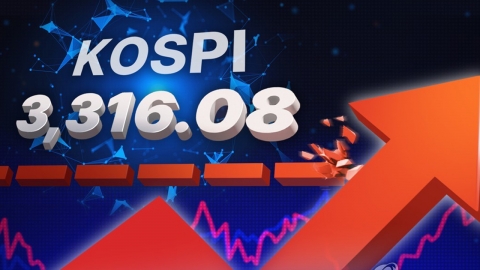 코스피 장중 3,316.55...사상 최고점 돌파