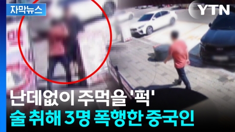 [자막뉴스] "기억이 안 난다"...시민 폭행하고 차량 절도까지 한 중국인