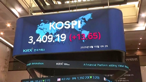 "대주주 50억 유지" 발표에…코스피 사상 첫 3,400선 돌파