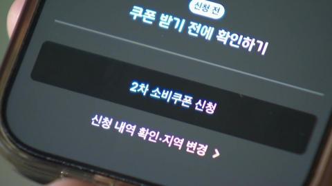 소비쿠폰 2차 신청 개시…오늘 출생연도 \'1·6\'